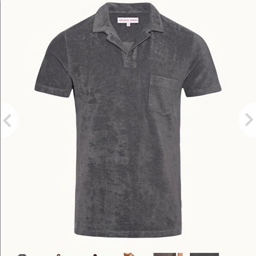 ORLEBAR BROWN TERRY TOWELING POLO